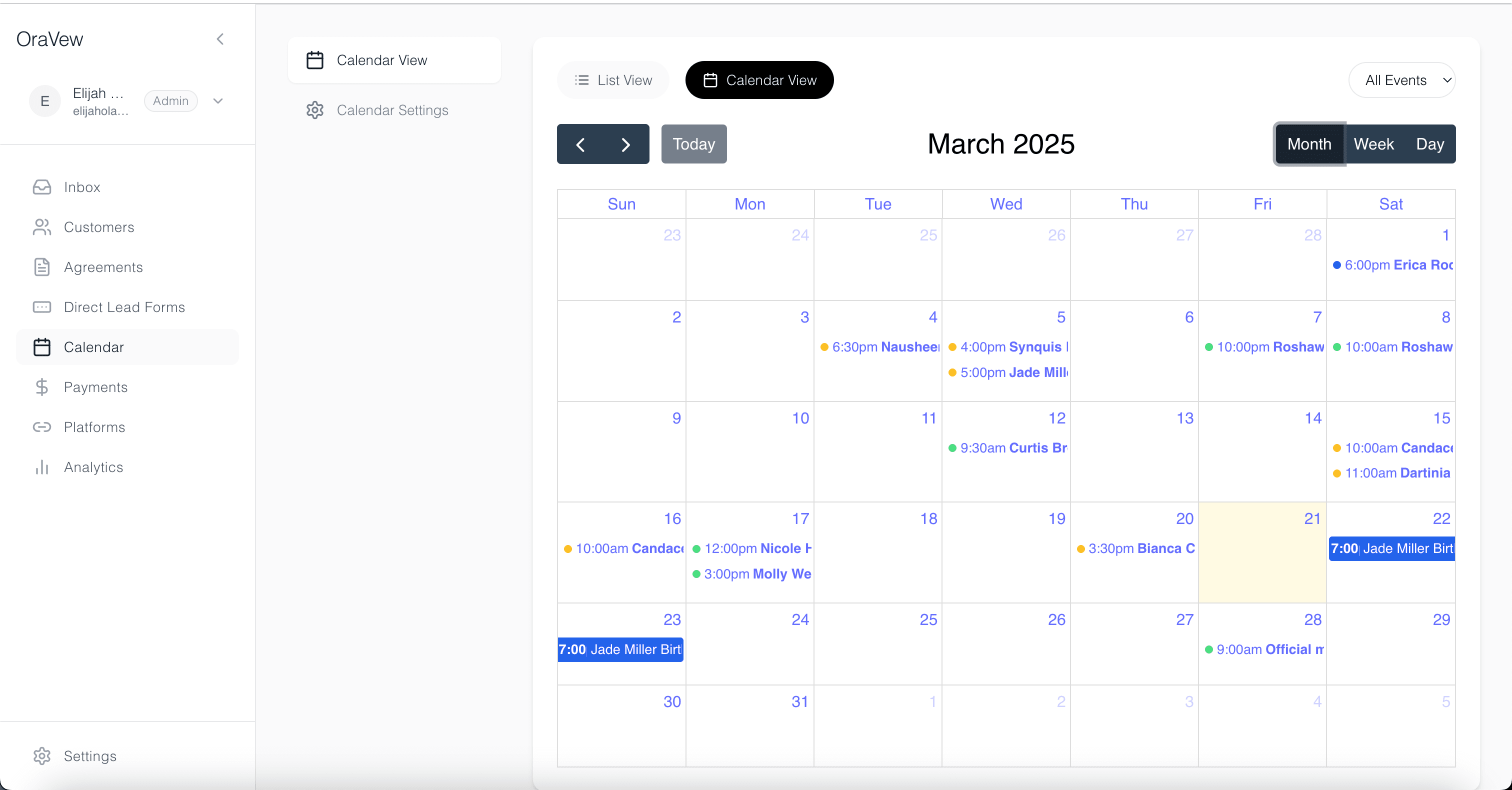 Schedule Tours